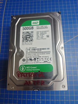 2 Disco Duro WD 500GB SATA
