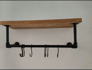 Estanteria con perchero - Industrial