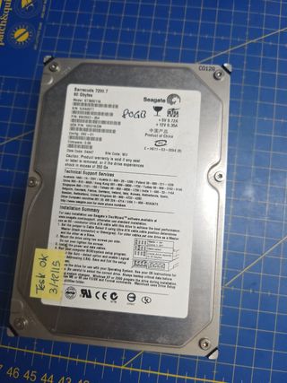  12

Disco Duro Seagate Barracuda 7200.7 80GB
