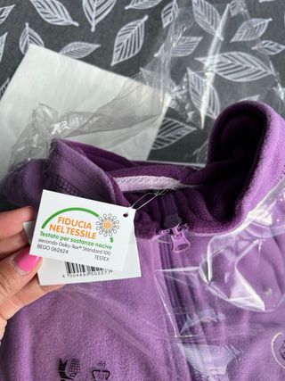 Chándal polar lila - Talla 38/40