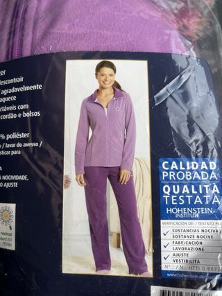 Chándal polar lila - Talla 38/40