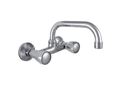 BATERÍA FREGADERO CAÑO CORTO REINA 11CMS ANCHO