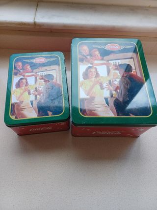 CAJAS VINTAGE COCA COLA