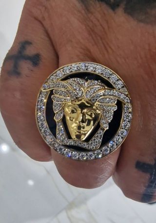 SELLO/ANILLO ORO 18KT MEDUSA 