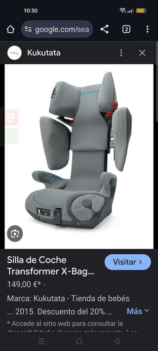 Silla coche Concord Transformer X Bag