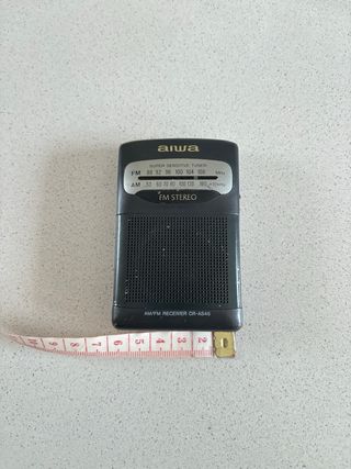 Transistor radio a pila