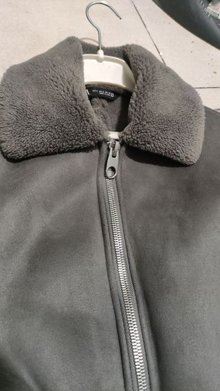 Chaqueta Zara gris pelaje talla S