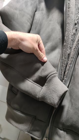 Chaqueta Zara gris pelaje talla S