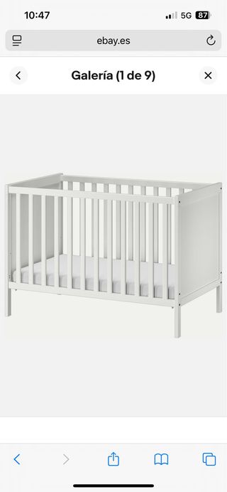 Cuna Ikea + colchón