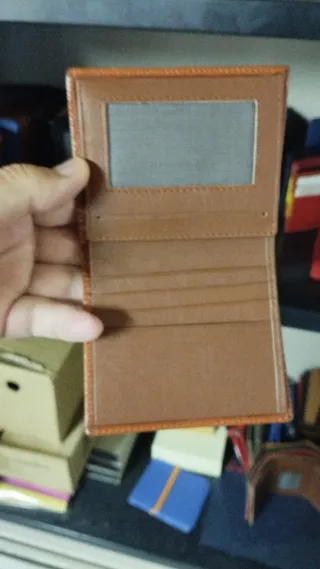 Cartera Piel Vacuno Negra