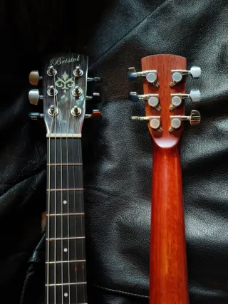 Bristol baby bb-16e  electroacústica guitarra