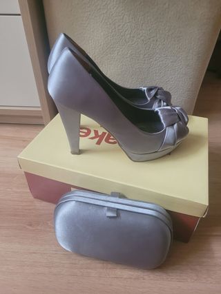 Zapatos MaryPaz gris - talla 38