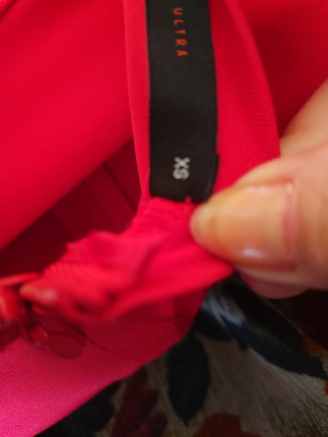 Vestido xs rojo ajustado