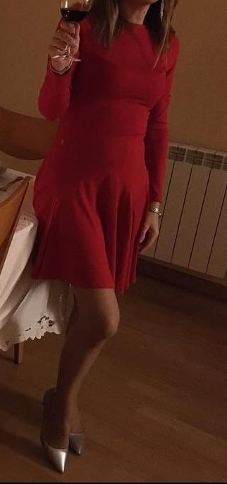 Vestido xs rojo ajustado