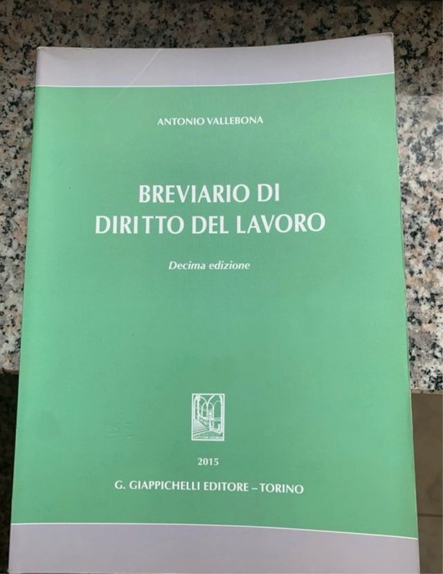 Breviario di diritto del lavoro nuovo