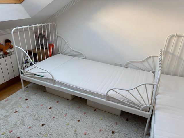 cama niño IKEA blanca

