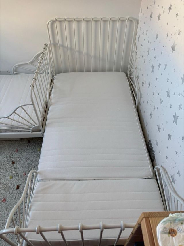 cama niño IKEA blanca

