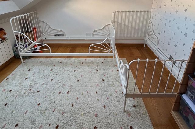 cama niño IKEA blanca

