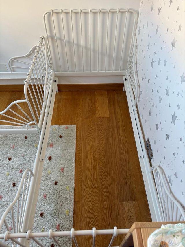 cama niño IKEA blanca

