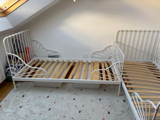 cama niño IKEA blanca

