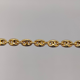 CA249 Cadena Calabrote 50 cm 3 mm Oro 18K