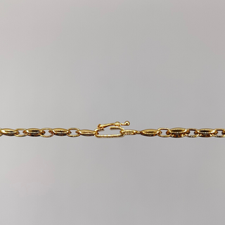 CA249 Cadena Calabrote 50 cm 3 mm Oro 18K