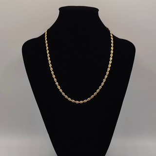CA249 Cadena Calabrote 50 cm 3 mm Oro 18K