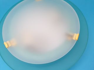 plafoniera da muro parete in murano satinato.