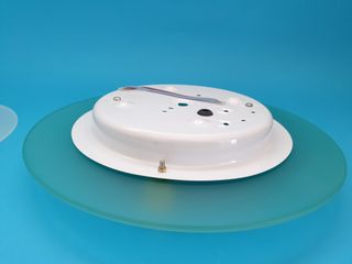 plafoniera da muro parete in murano satinato.