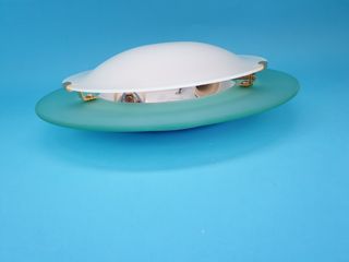 plafoniera da muro parete in murano satinato.