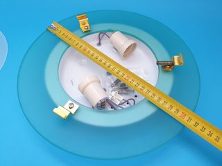 plafoniera da muro parete in murano satinato.