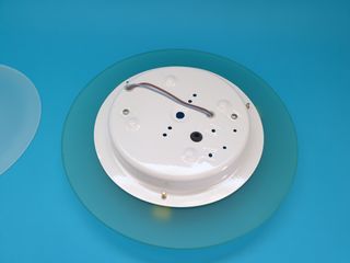 plafoniera da muro parete in murano satinato.