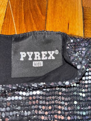 Vestito argento/nero ragazza Pyrex kids taglia xl