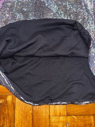 Vestito argento/nero ragazza Pyrex kids taglia xl