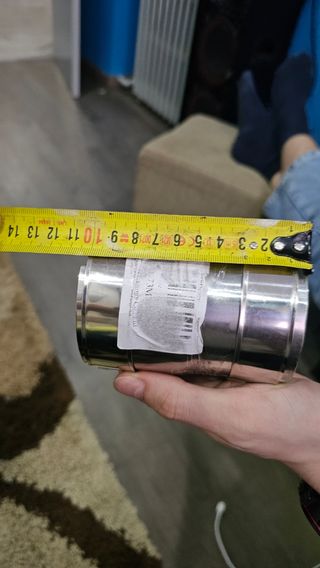 Tubo unión escape acero inoxidable