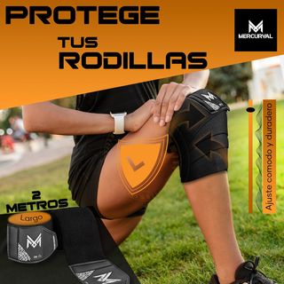 Pack 2 Rodilleras de Vendaje Soporte Musculación