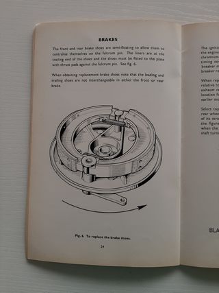 DEPLIANT TRIUMPH- OWNER'S HANDBOOK UNIT CONST 650