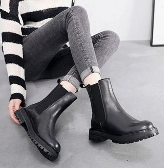 Botas,Chelsea,co,plataforma,N.43