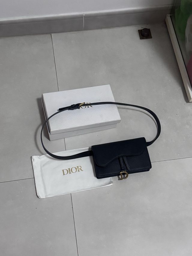 Dior Saddle riñonera negro