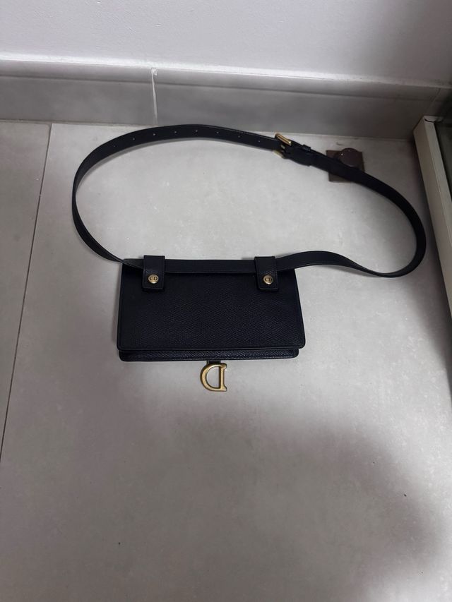 Dior Saddle riñonera negro