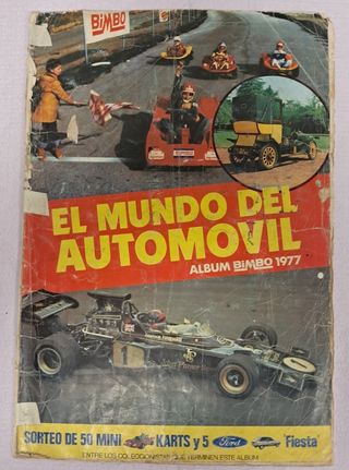 ALBUM BIMBO 1977 EL MUNDO DE LOS COCHES