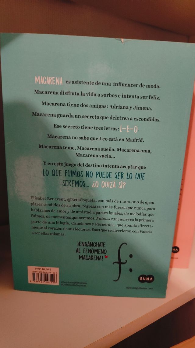 Bilogía "Fuimos canciones" y "Seremos recuerdos"