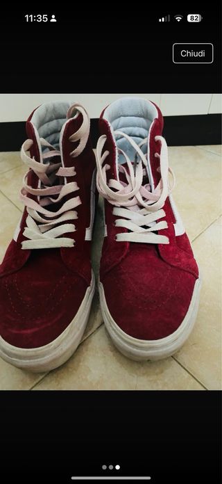 Vans Sk8-Hi Bordeaux Scarpe Alte