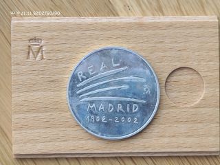 Moneda de plata del REAL MADRID 
