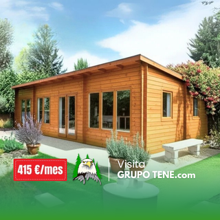✅ Casa 3 hab. prefabricada de madera, moderna
