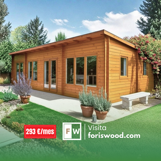 ✅ Casa 3 hab. prefabricada de madera, moderna