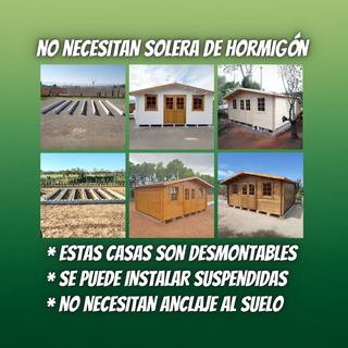 ✅ Casa 3 hab. prefabricada de madera, moderna