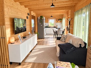 ✅ Casa 3 hab. prefabricada de madera, moderna