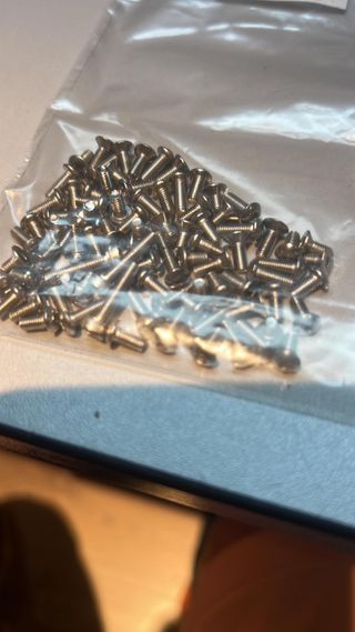 Kit viti acciaio per macchiana 1/8 