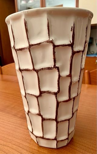 Vaso in terracotta smaltato